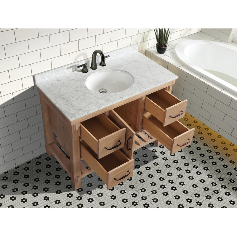 Three Posts Kordell 42'' Free Standing Single Bathroom Vanity with